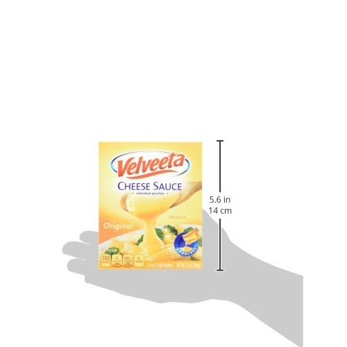 Velveeta Original Cheese Sauce 4 Oz Pouches, Pack Of 3