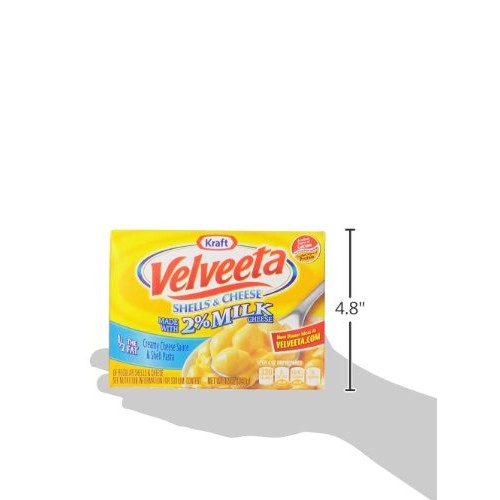 Velveeta Shells &Amp; Cheese With Milk 12Oz Boxes, Pack Of 6
