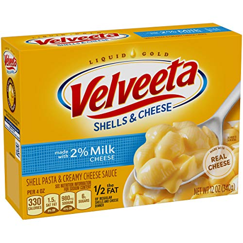 Velveeta Shells &Amp; Cheese With Milk 12Oz Boxes, Pack Of 6