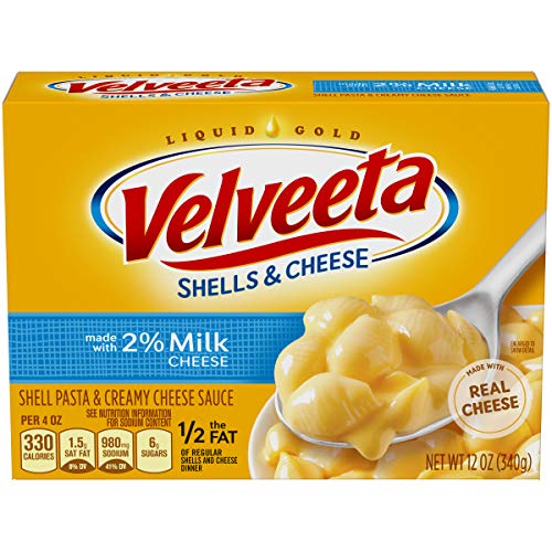 Velveeta Shells &Amp; Cheese With Milk 12Oz Boxes, Pack Of 6