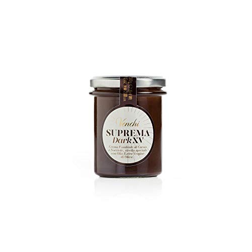 Venchi Suprema XV Dark Chocolate Hazelnuts Spread with Extra Vir...