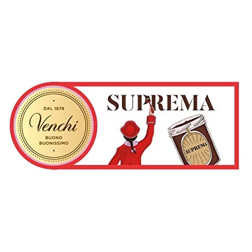 Venchi Suprema XV Dark Chocolate Hazelnuts Spread with Extra Vir...
