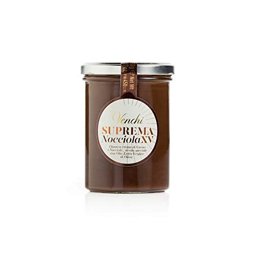 Venchi Suprema XV Milk Chocolate Hazelnuts Spread with Extra Vir...