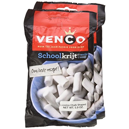 Venco Schoolkrijt Zacht Zoet Dutch Chalk Licorice Sweet Soft 5 O