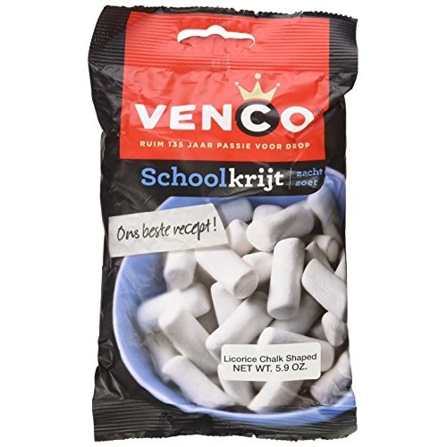Venco Schoolkrijt Zacht Zoet Dutch Chalk Licorice Sweet Soft 5 O
