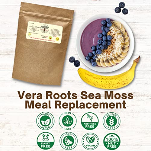 Vera Roots Seamoss Meal Replacement Shake - Vanilla-ish - Vegan,...