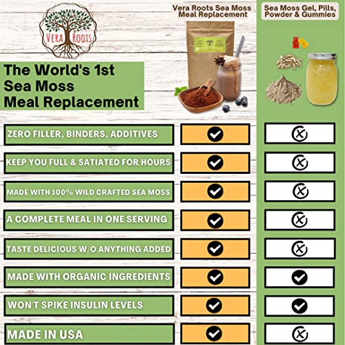 Vera Roots Seamoss Meal Replacement Shake - Vanilla-ish - Vegan,...