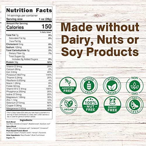 Vera Roots Seamoss Meal Replacement Shake - Vanilla-ish - Vegan,...