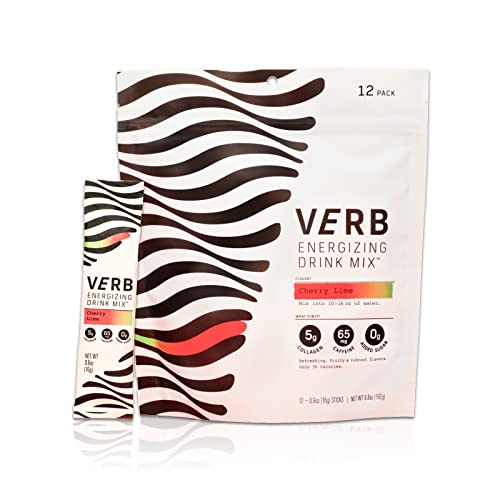 Verb Energy Drink Mix Packets - Cherry Lime - Caffeine from Orga...