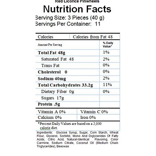 Broadway Strawberry Red Licorice Pinwheels - 1 Pound