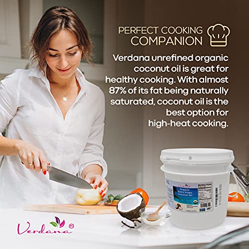 Organic Verdana Extra Virgin Coconut Oil – Usda Organic, Unrefin