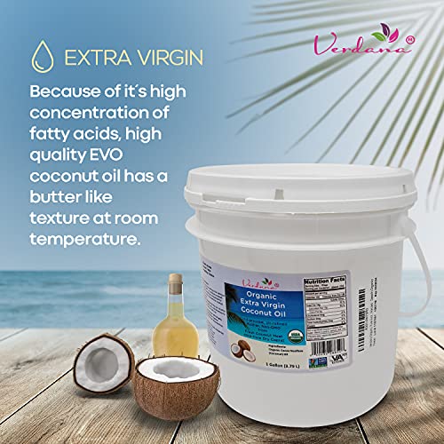 Organic Verdana Extra Virgin Coconut Oil – Usda Organic, Unrefin
