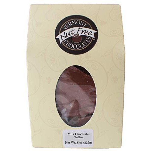 Vermont Nut Free Chocolates Toffee Milk Chocolate 8 Ounces