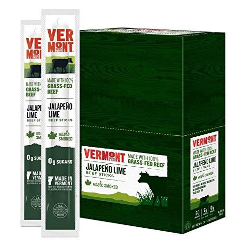 Vermont Smoke &Amp; Cure - Grass Fed Beef Jerky Sticks - Antibiotic