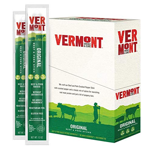 Vermont Smoke &Amp; Cure Jerky Sticks - Antibiotic Free Beef &Amp; Pork