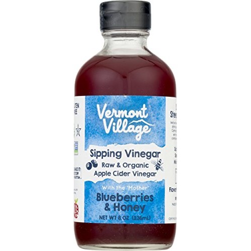 Vermont Village Organic Apple Cider Sipping Vinegar - Blueberrie
