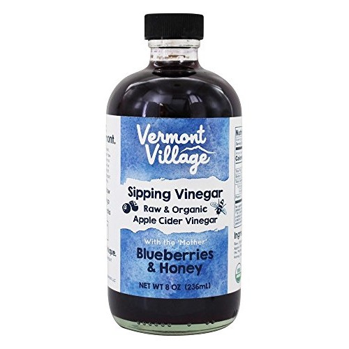 Vermont Village Organic Sipping Apple Cider Vinegar, 8Oz Ginger