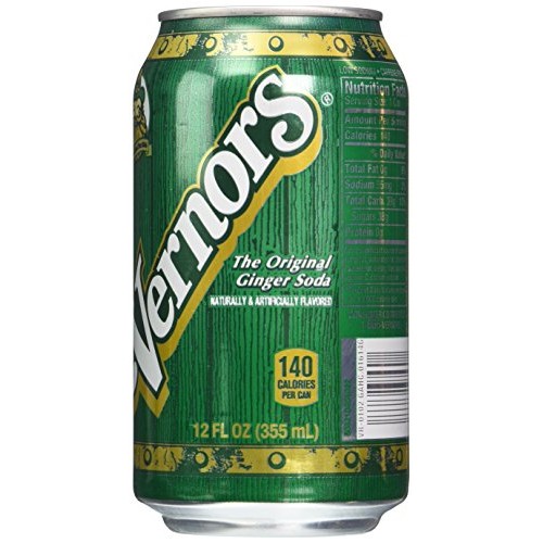 Vernors Gingerale Soda, 12 Ounce 12 Cans