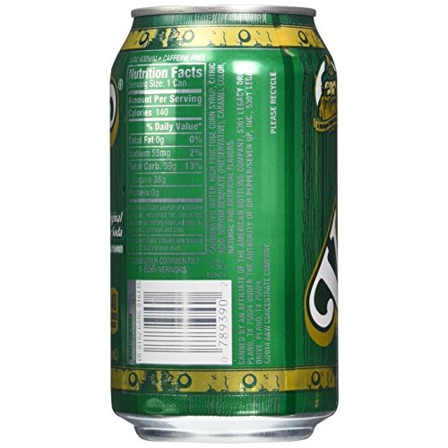 Vernors Gingerale Soda, 12 Ounce 12 Cans