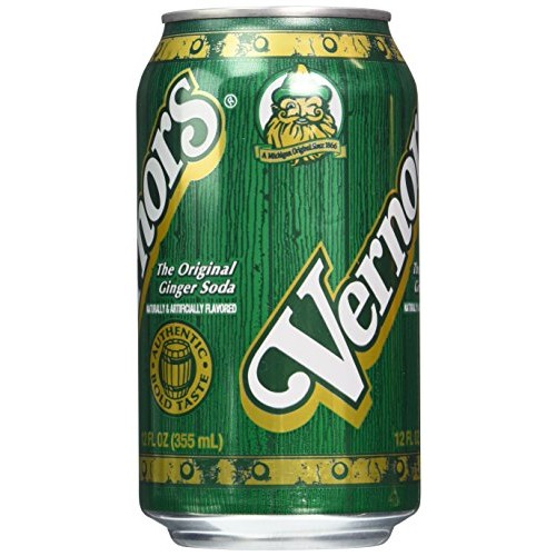 Vernors Gingerale Soda, 12 Ounce 12 Cans