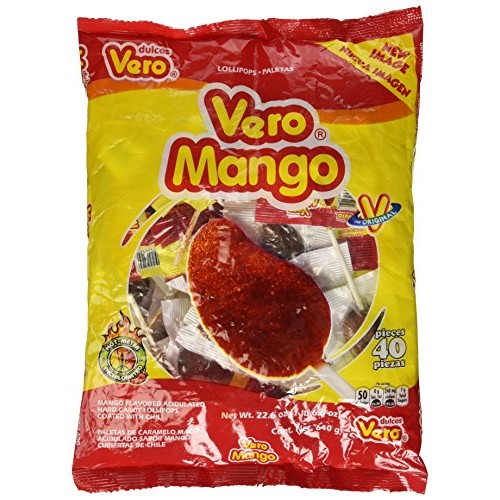 Vero Mango Con Chile - Pack Of 40- 22.6 Oz.1 Lb. 6.6 Oz.