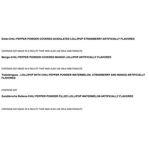 Vero Mix Banda Fuego Assorted Flavors Lollipop Box