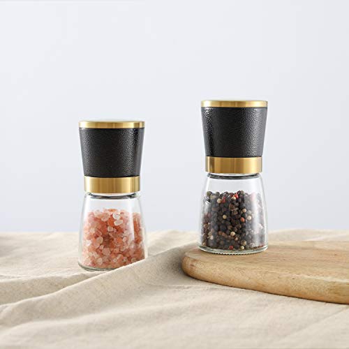 Salt And Pepper Grinder 1Pcs Vevok Chef Adjustable Ceramic Sea S