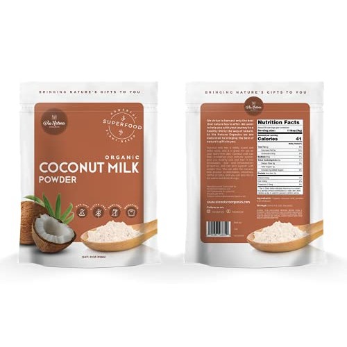 Organic Coconut Milk Powder, 8Oz. | Superfood | Non-Gmo | Gluten
