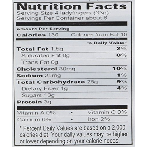 Vicenzi Vicenzovo Ladyfinger Tray, 7.05 Ounce