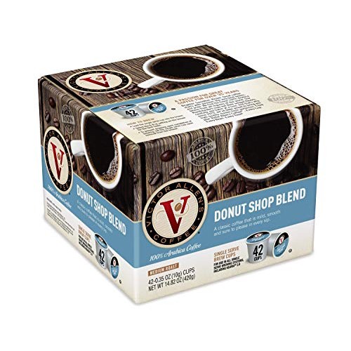 Donut Shop Blend For K-Cup Keurig 2.0 Brewers, 42 Count, Victor