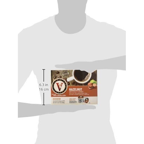 Hazelnut For K-Cup Keurig 2.0 Brewers, 42 Count, Victor Allen’S