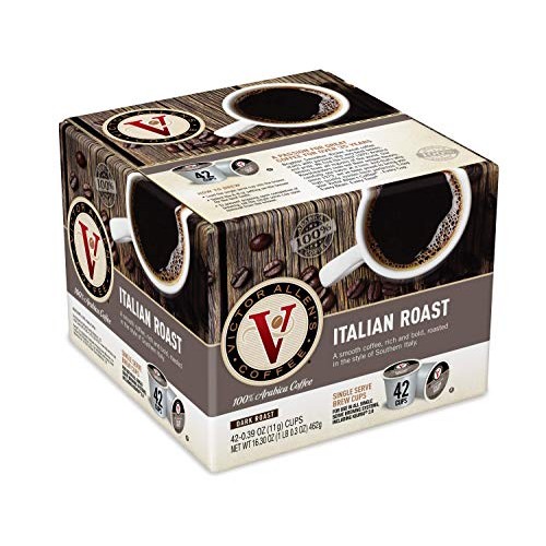 Italian Roast For K-Cup Keurig 2.0 Brewers, 42 Count, Victor All