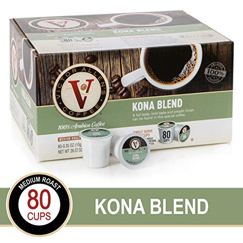Kona Blend For K-Cup Keurig 2.0 Brewers, 80 Count, Victor Allen’
