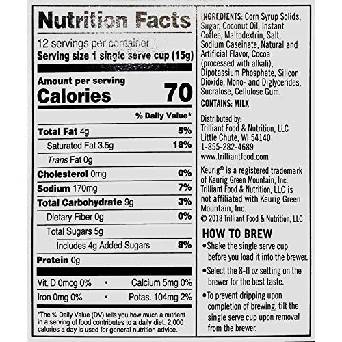 The Indulgent French Vanilla Cappuccino Single Serve Cups - 12 C