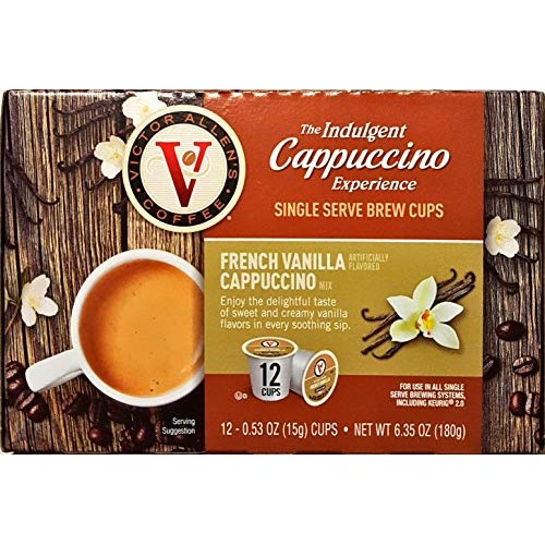 The Indulgent French Vanilla Cappuccino Single Serve Cups - 12 C