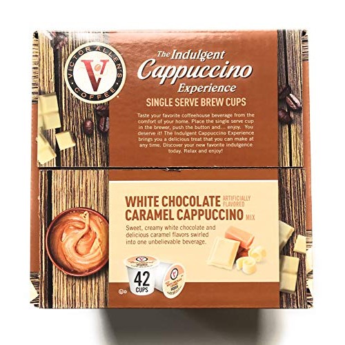 Victor Allen Indulgent White Chocolate Caramel Cappuccino Single