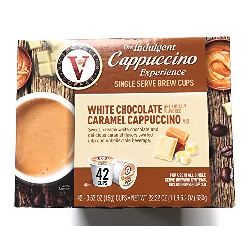 Victor Allen Indulgent White Chocolate Caramel Cappuccino Single