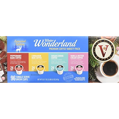 Victor Allen 96 Count Single Serve Cup Winter Wonderland Coffee