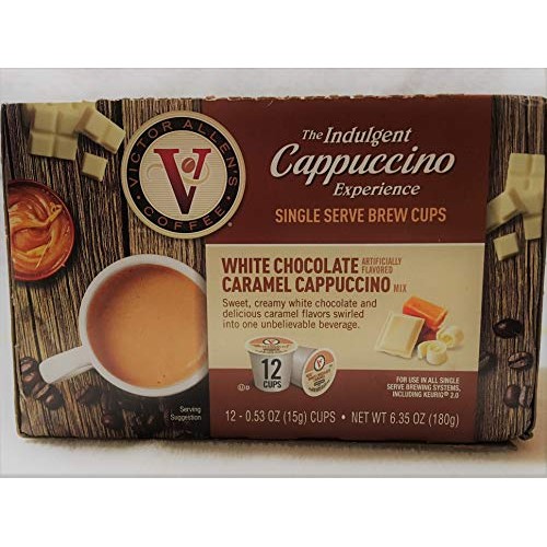 Victor Allen Indulgent White Chocolate Caramel Cappuccino Single