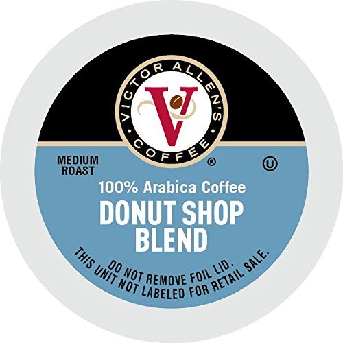 Victor Allens Coffee Donut Shop Blend, Medium Roast, 120 Count