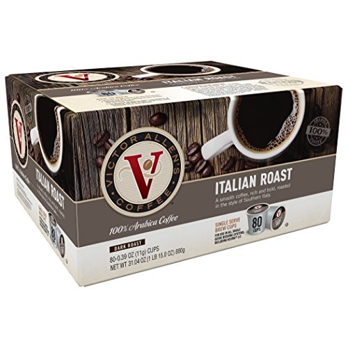 Victor Allens Coffee Italian Roast 80 Count