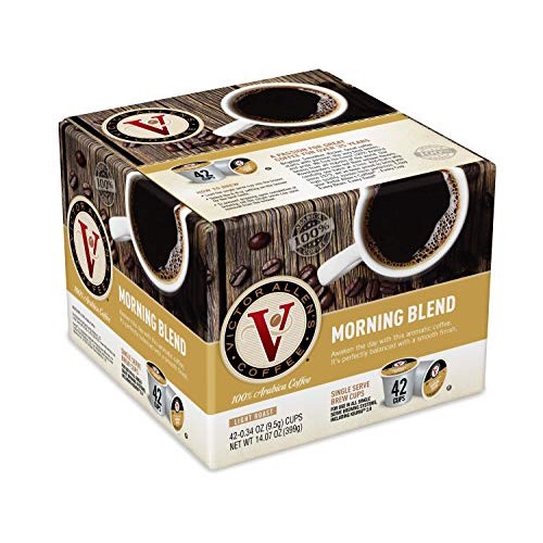 Victor Allens Coffee K Cups, Morning Blend Single Light Roast C
