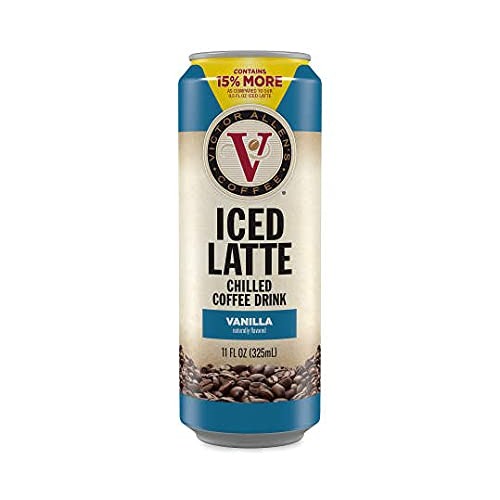 Victor Allens Coffee Iced Latte Vanilla 11oz Pack of 4