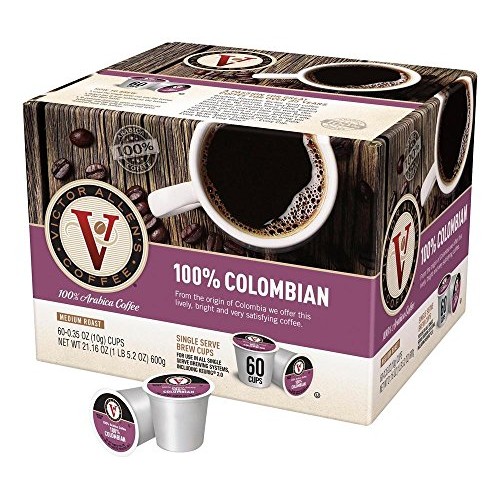 Victor Allens Coffee Single Serve Brew Cups Pods -100% Arabica
