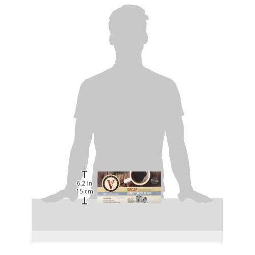 Victor Allens Coffee Decaf Donut Shop Blend, Medium Roast, 80 C