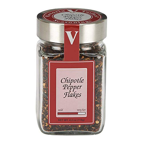 Chipotle Pepper Flakes - Two 4.2 Oz. Jars- Adds Smoky Heat To Re