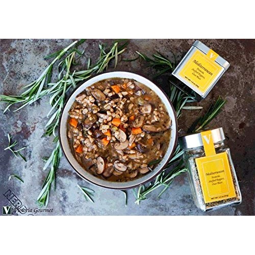 Mediterranean- Two 3.2 Oz. Jars -Add Flavor To Chicken, Vegetabl