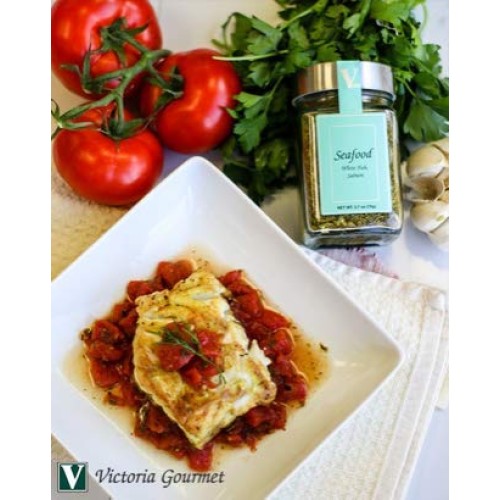 Seafood Seasoning 2 Pack -Blend Of Chives, Thyme, Oregano And Le