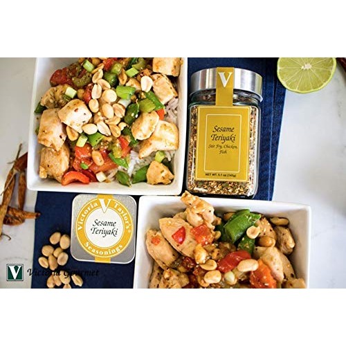 Sesame Teriyaki- Two 5.1 Oz. Jars - Great For Stir-Fry Dishes!