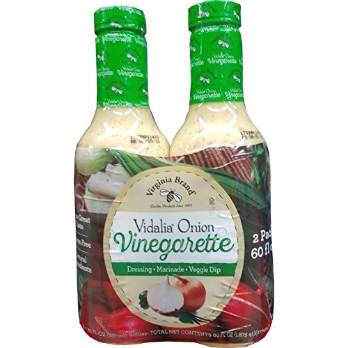 Vidalia Virginia Brand Onion Vinaigrette, 60 Fluid Ounce 2 Pack